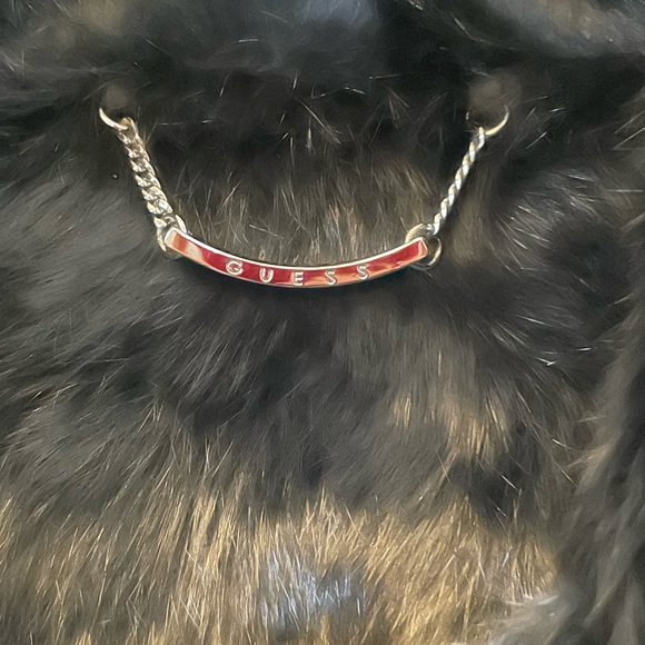 🕺VINTAGE Guess Women’s Rabbit Fur Jacket - Picture 3 of 6